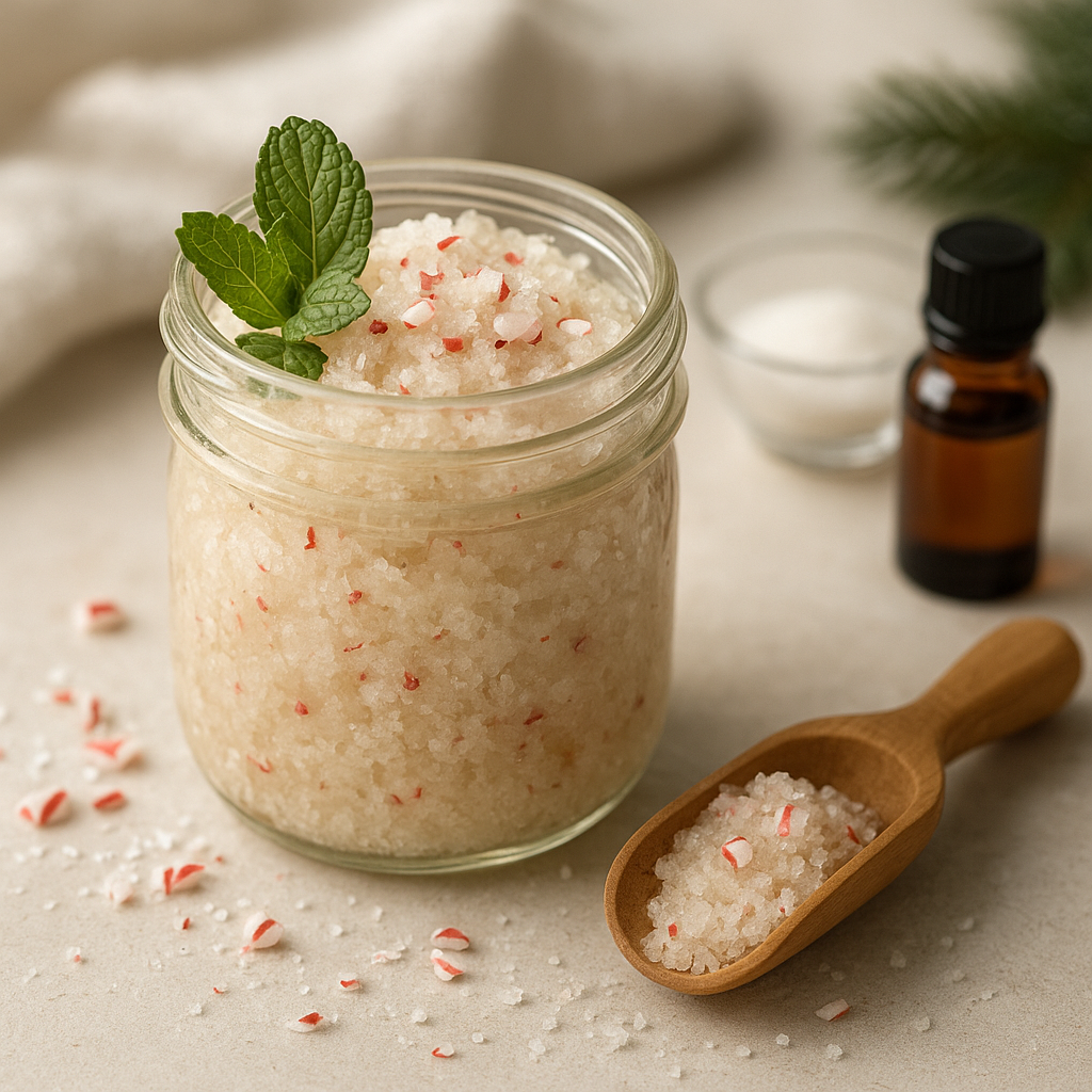 Unlock Glowing Skin: Easy 3-Ingredient Peppermint Sugar Scrub Recipe